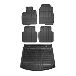Honda CR-V Floor-Trunk Mats - Omac - El-Toro & YPS - Black - 2017-2022